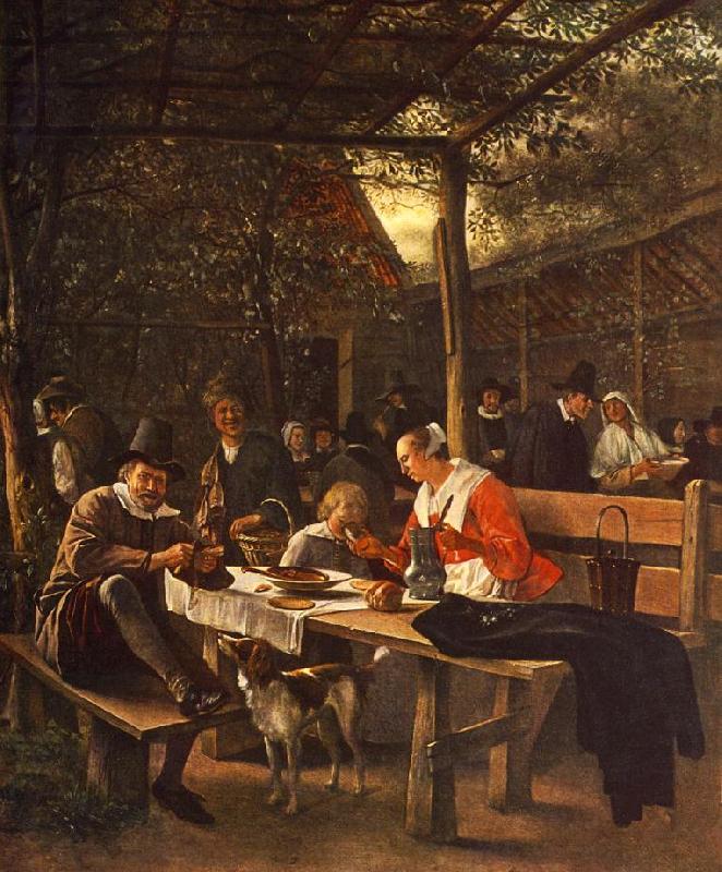 Jan Steen The Picnic oil painting image